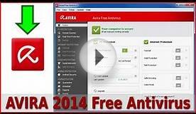 AVIRA 2014 Antivirus Free install and settings